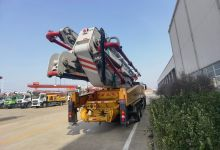 XCMG Factory 8*4 62m Second Hand Concrete Pump Truck HB62V with Mercedes-benz chassis Price